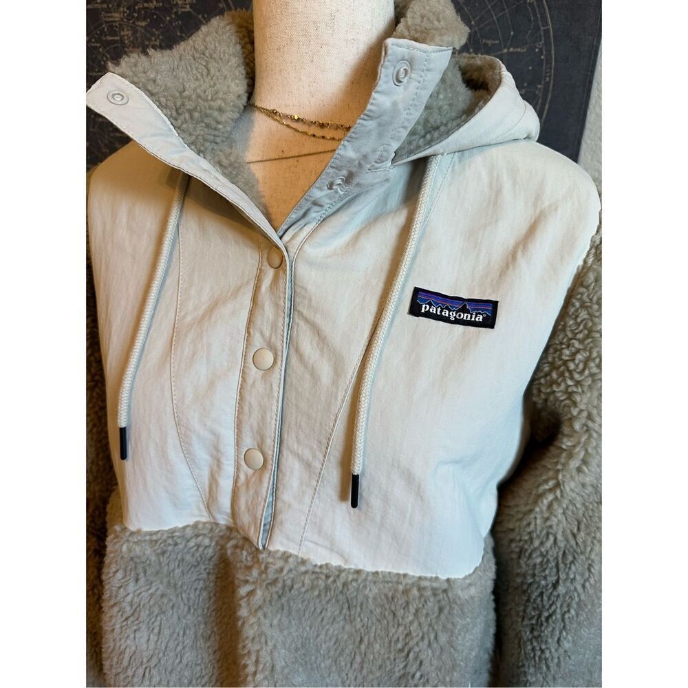NWOT Patagonia Pelican Tan Fleece Shelled Retro-X Sherpa Pullover Jacket Small - Picture 3 of 16